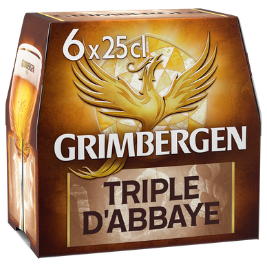 Bière blonde Triple GRIMBERGEN, 8° - Bouteilles 6x25cl