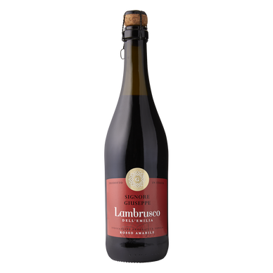 Vin d'Italie lambrusco rouge signore giuseppe 75cl
