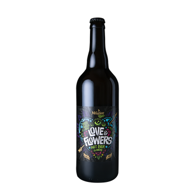 Bière blanche, LOVE AND FLOWERS 4,2°, BIO, bouteille de 75cl