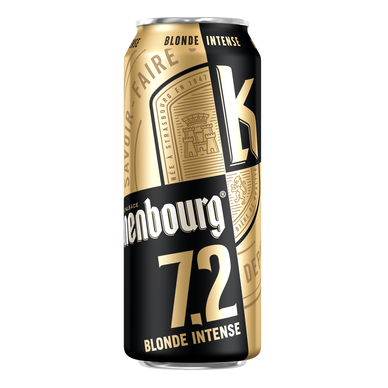 Bière blonde KRONENBOURG, 7,2° - Canette 50cl