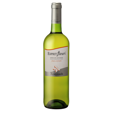 Vin blanc sec Côtes de Gascogne IGP Esprit Fleuri, 75cl