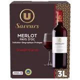 Vin rouge IGP Pays d'Oc Merlot grande réserve - Fontaine à vin 3L