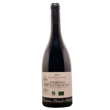 Vin Bio Bourgogne Hautes Côtes de Nuits AOP rouge  Domaine Patrick Hudelot  - Bouteille 75cl
