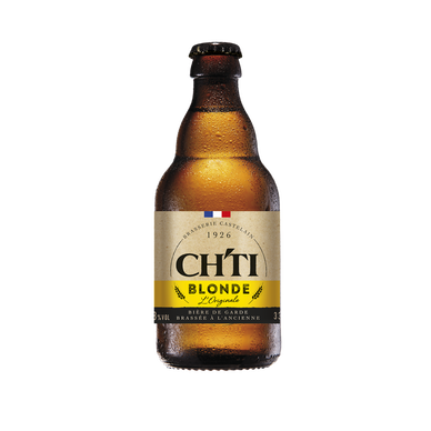 Bière blonde CHTI originale 6°8 bouteille Steinie 33cl