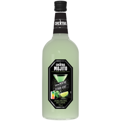 Cocktail sans alcool mojito  bouteille de 75cl