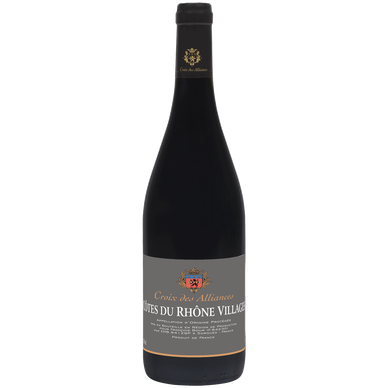 Vin rouge AOC Côtes du Rhône Villages Croix des Alliances  75cl
