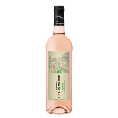 Vin IGP rosé de pays du Gard bio Domaine du Grand Milord, bouteillede 75cl