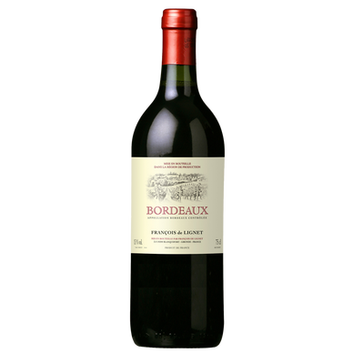 Vin rouge AOP Bordeaux "François de Lignet", 75cl