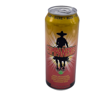 Bière arômatisée Tequila companeros, 5,9°, canette de 50cl