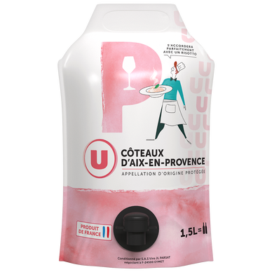 Vin rosé Coteaux d'Aix en Provence AOP, - Bouteille 1,5l
