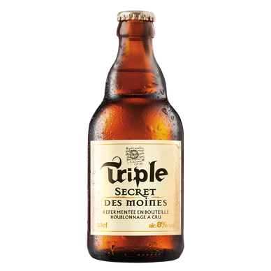 Bière blonde Triple SECRET DES MOINES  8° - Bouteille 33cl