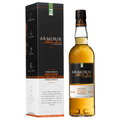Whisky breton single malt Armorik édition originale bio 40° 70cl