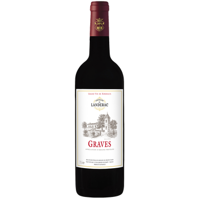 Vin Rouge Graves AOP rouge Chevalier de Landerac U 75cl