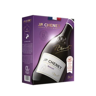 Vin Pays d'Oc IGP Merlot rouge JP CHENET   - Fontaine à vin 3L