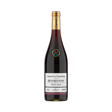 Vin rouge AOP Bourgogne Pinot noir "COUVENT DES VISITANDINES", bouteille de 75cl