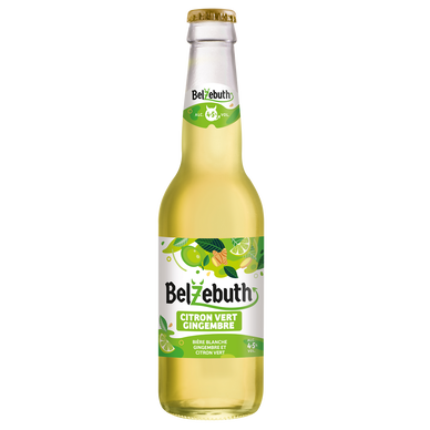Bière blanche Ginger BELZEBUTH 4,5° -  Bouteille 33cl