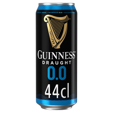 Bière brune sans alcool GUINNESS 0,0° - Canette 44cl