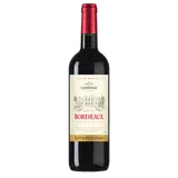 Vin AOP rouge Bordeaux rouge Chevalier de Landerac élevé fûts chêne, bouteille 75cL