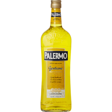 Cocktail Apéritif sans alcool Gentiane PALERMO, 1L