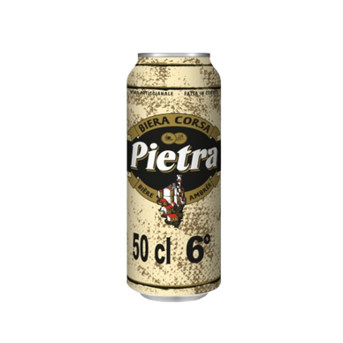 Bière ambrée corse PIETRA, 6° - Canette 50cl
