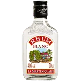 Rhum blanc LA MARTINIQUAISE, 40°, 20cl s/blister