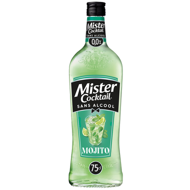 Cocktail Mojito sans alcool MISTER COCKTAIL, 75cl