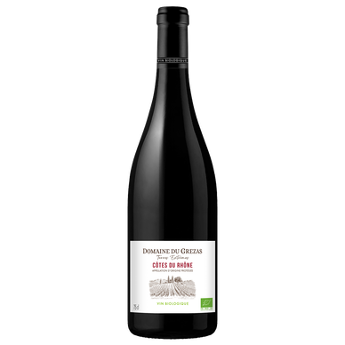 BIO Côtes dRhône AOP rouge Domaine dGrezas 75cl