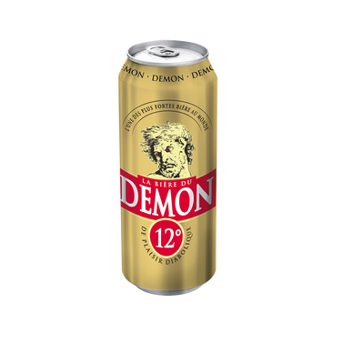 Bière blonde La DEMON, 12°, boîte de 50cl