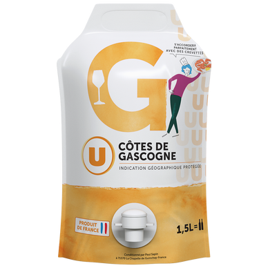 Côtes de Gascogne IGP blanc fontaine à vin 1,5L