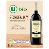 BIO Bordeaux AOP rouge ChâteaBaron Fillon fontaine à vin 3L