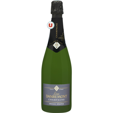 Champagne AOP brut Louis Danremont grande réserve U bouteille 75cl