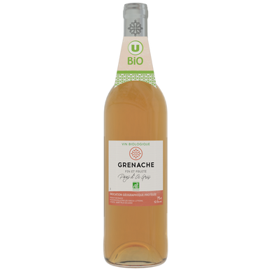 Vin rosé Pays d'OC IGP Grenache gris - bouteille de 75cl