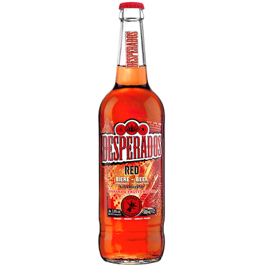 Bière aromatisée téquila, DESPERADOS RED, 5,9°, bouteille de 65cl