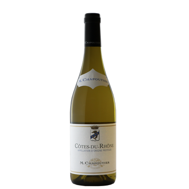 Vin blanc Côtes du Rhône AOP blanc MICHEL CHAPOUTIER, bouteille de 75cl