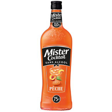 Cocktail sans alcool à la pêche MISTER COCKTAIL, 75cl