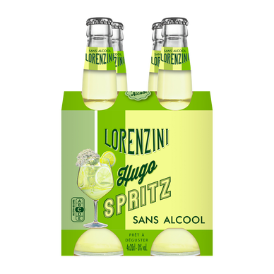 Mocktail sans alcool Hugo Spritz Lorenzini U 4x20cl