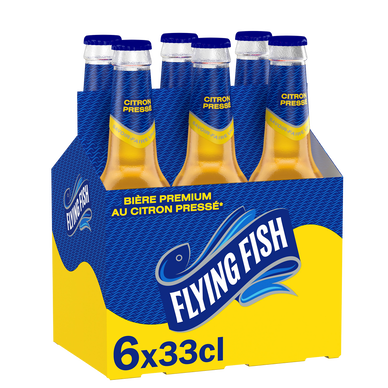 Bière au citron pressé FLYING FISH - 5,9° - bouteille 6x33CL