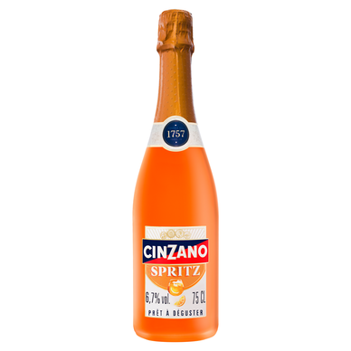 Boisson aromatisée à base de vin Spritz CINZANO, 6,7°, 75cl
