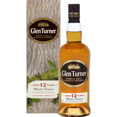Scotch whisky 12 ans d'âge GLEN TURNER, 40°, 70cl s/canister