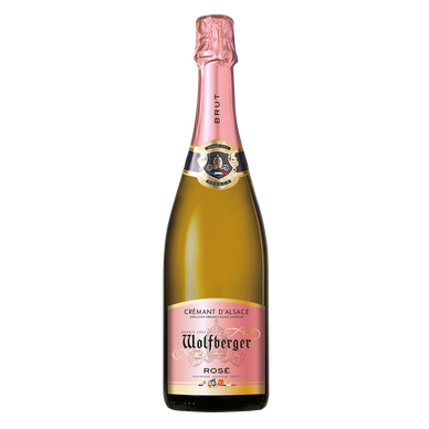 Vin rosé Crémant AOP d'Alsace WOLFBERGER, 75cl