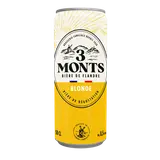 Bière blonde 3 Monts 8,5° boîte 50cl