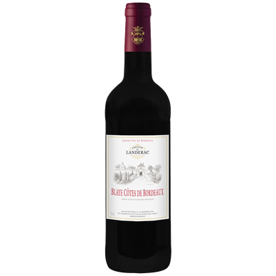Blaye Côtes de Bordeaux AOP rouge Chevalier de Landérac U 75cl