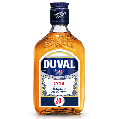 Pastis DUVAL, 45°, 20cl s/blister