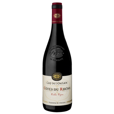 Vin Rouge Côtes du Rhône AOP rouge Clefs de l'Enclave vieilles vignes75cl
