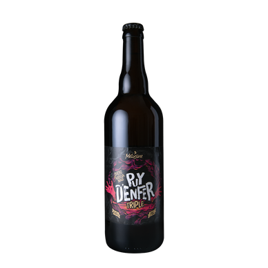 Bière blonde,PUY D'ENFER, bouteille de 75cl