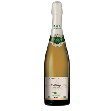 Crémant bio d'Alsace AOP blanc brut WOLFBERGER, 75cl