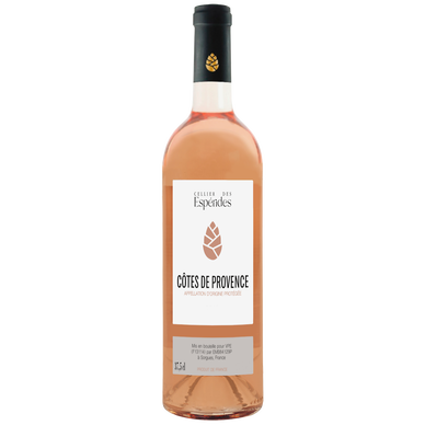 Vin rosé AOP Cotes de Provence Cellier des Espérides, - Bouteille 37,5cl
