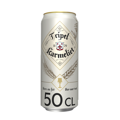 Bière blonde triple KARMELIET 8° canette 50cl
