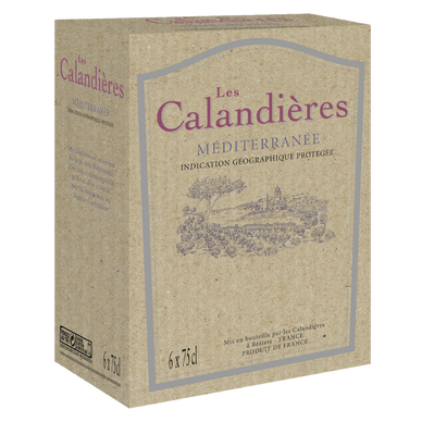 Vin Méditerranée IGP rosé Les Calandières Bouteille 75cl