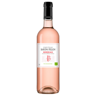 Vin rosé AOP Bordeaux Chateau Baron Fillon 75cl